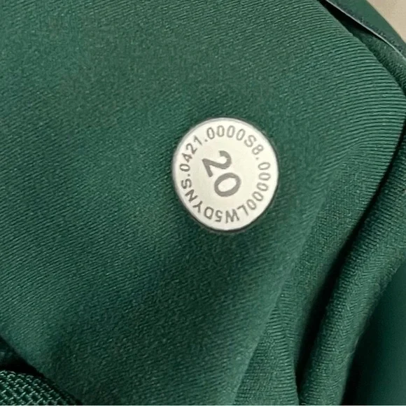 Lululemon Base Pace High-Rise Running Tight 28" *Brushed Nulux - Everglade Green - Picture 13 of 13